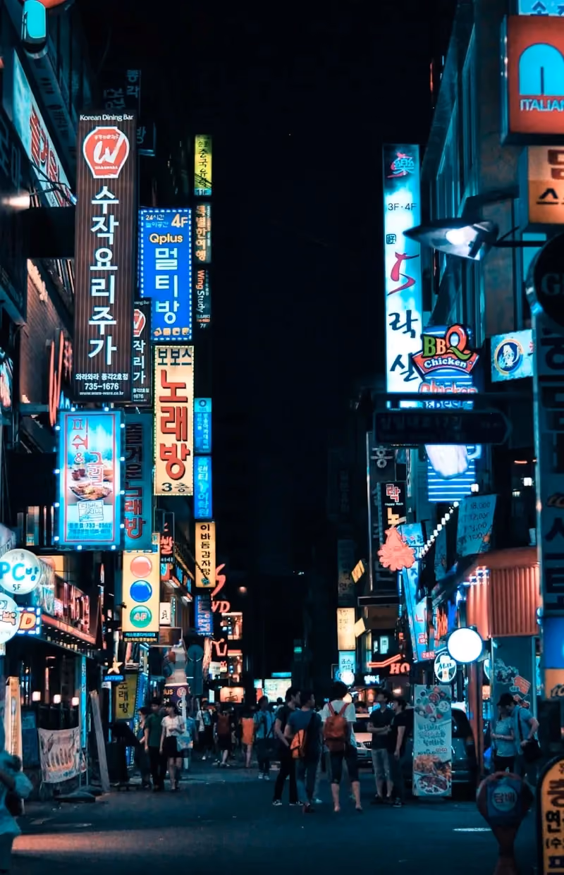 Vy över Seoul