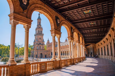 Flyg till Sevilla, Spanien