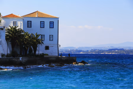 Flyg till Spetses, Grekland