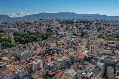 Flyg till Split, Kroatien