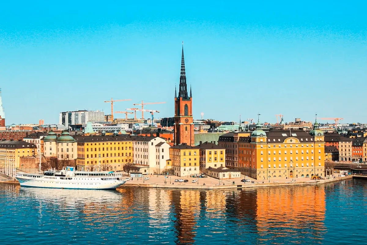Vy över Stockholm