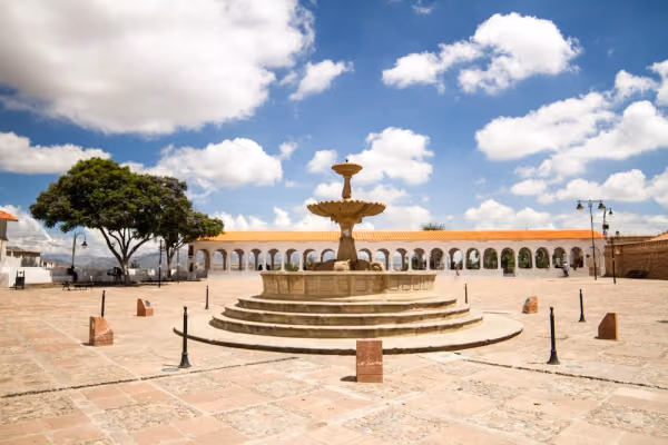 Flyg till Sucre, Bolivia