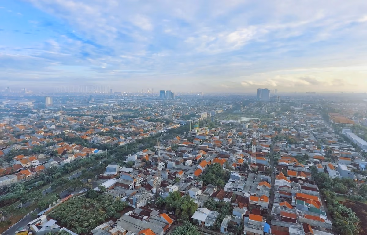 Vy över Surabaya