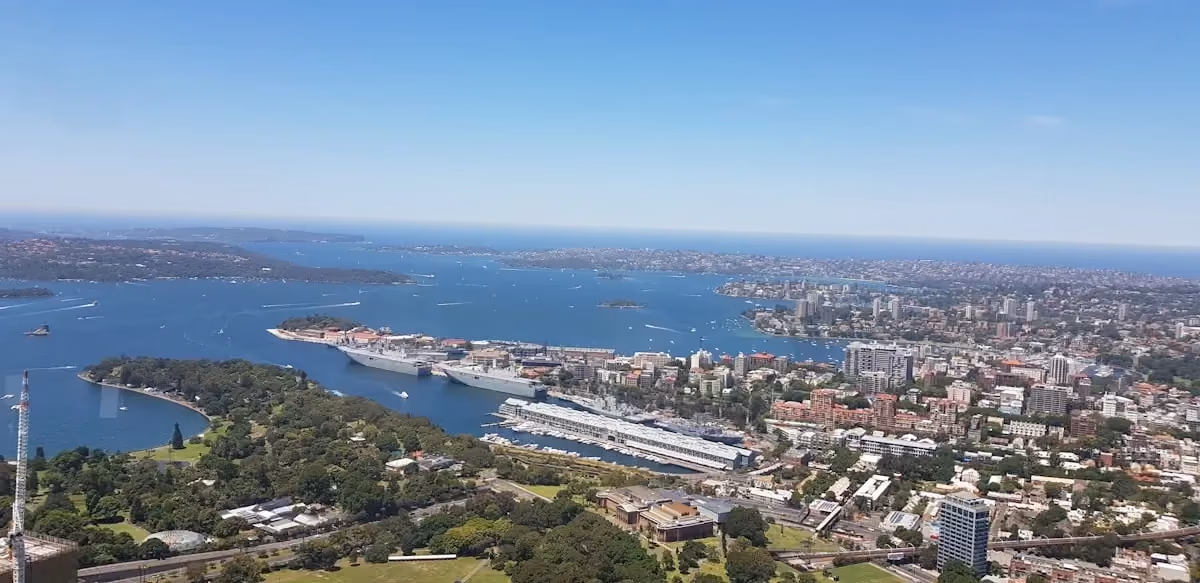 Vy över Sydney