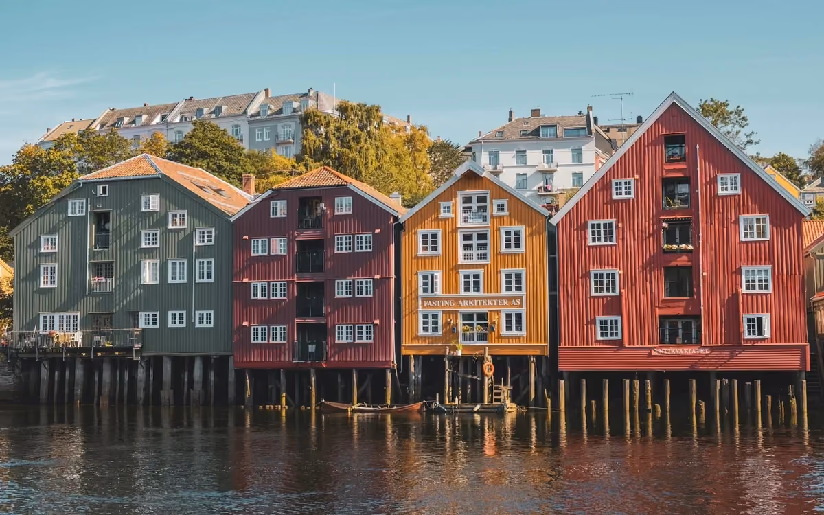 Vy över Trondheim
