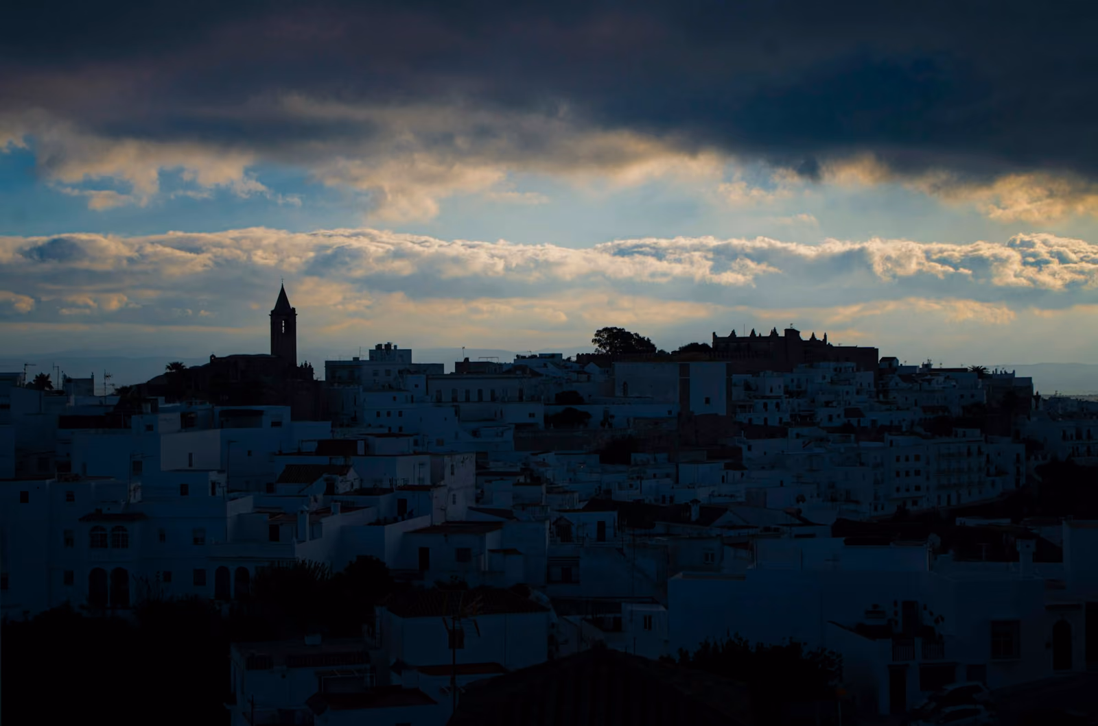 Vy över Vejer de la Frontera