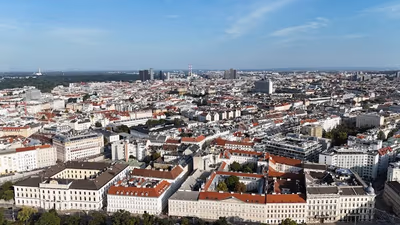 Flyg till Wien, Österrike
