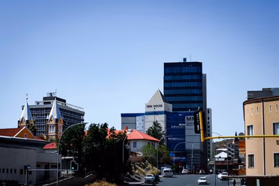 Flyg till Windhoek, Namibia