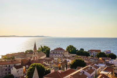 Flyg till Zadar, Kroatien