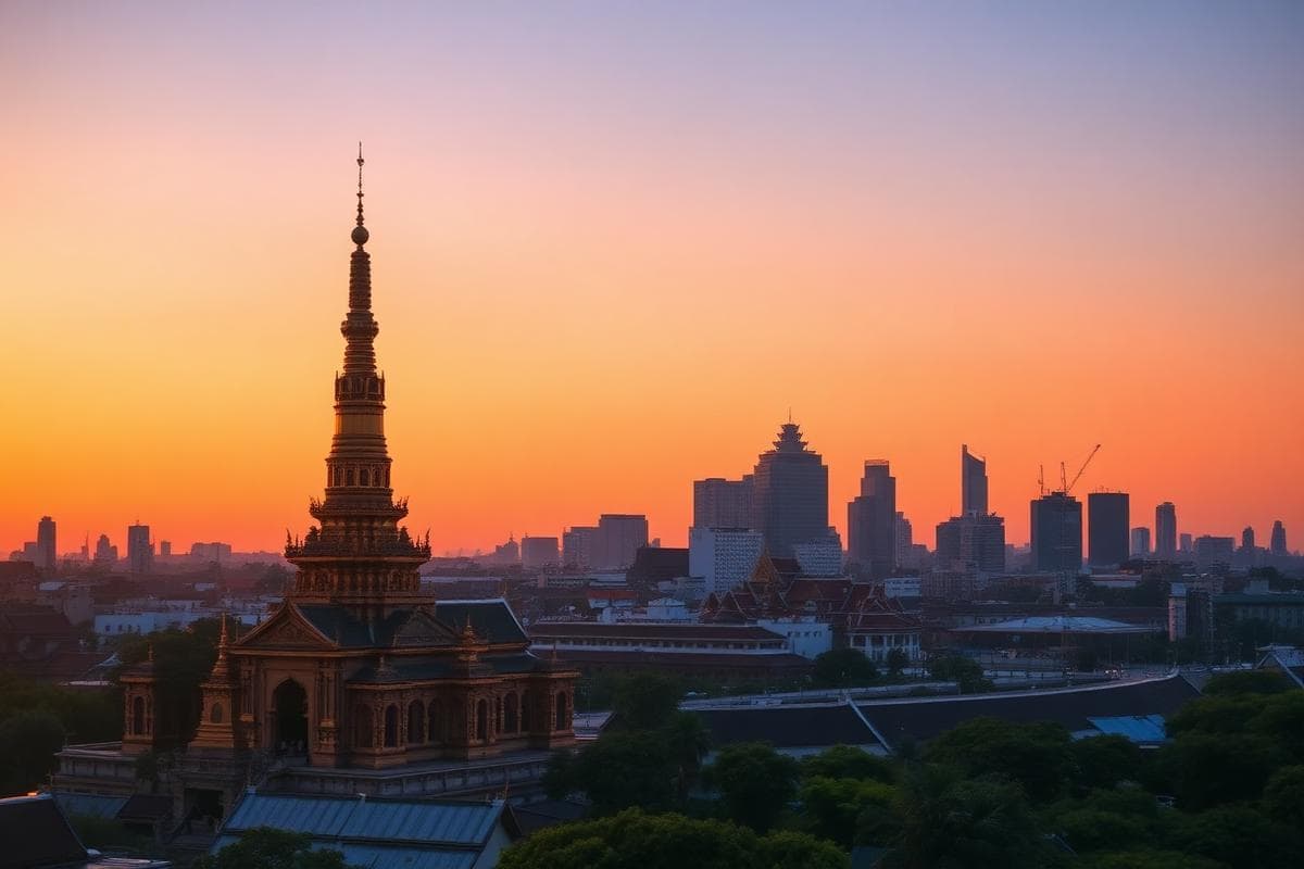 Flyg till Bangkok, Thailand