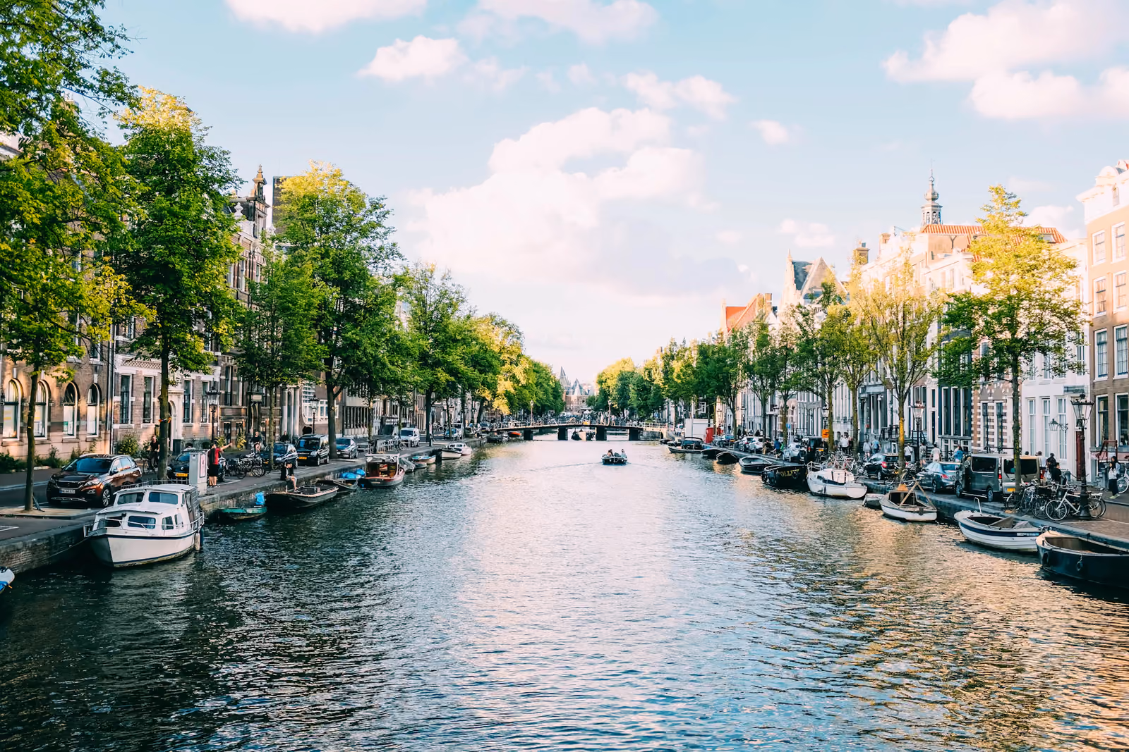 Vy över Amsterdam