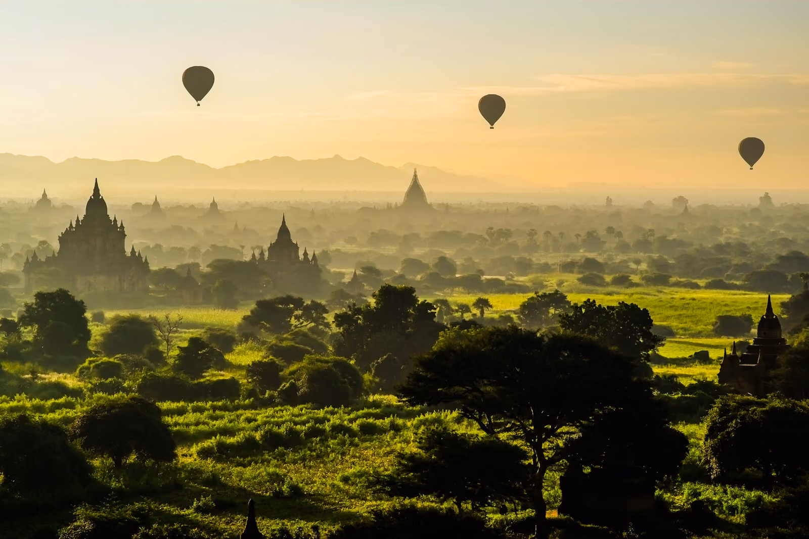 Vy över Bagan