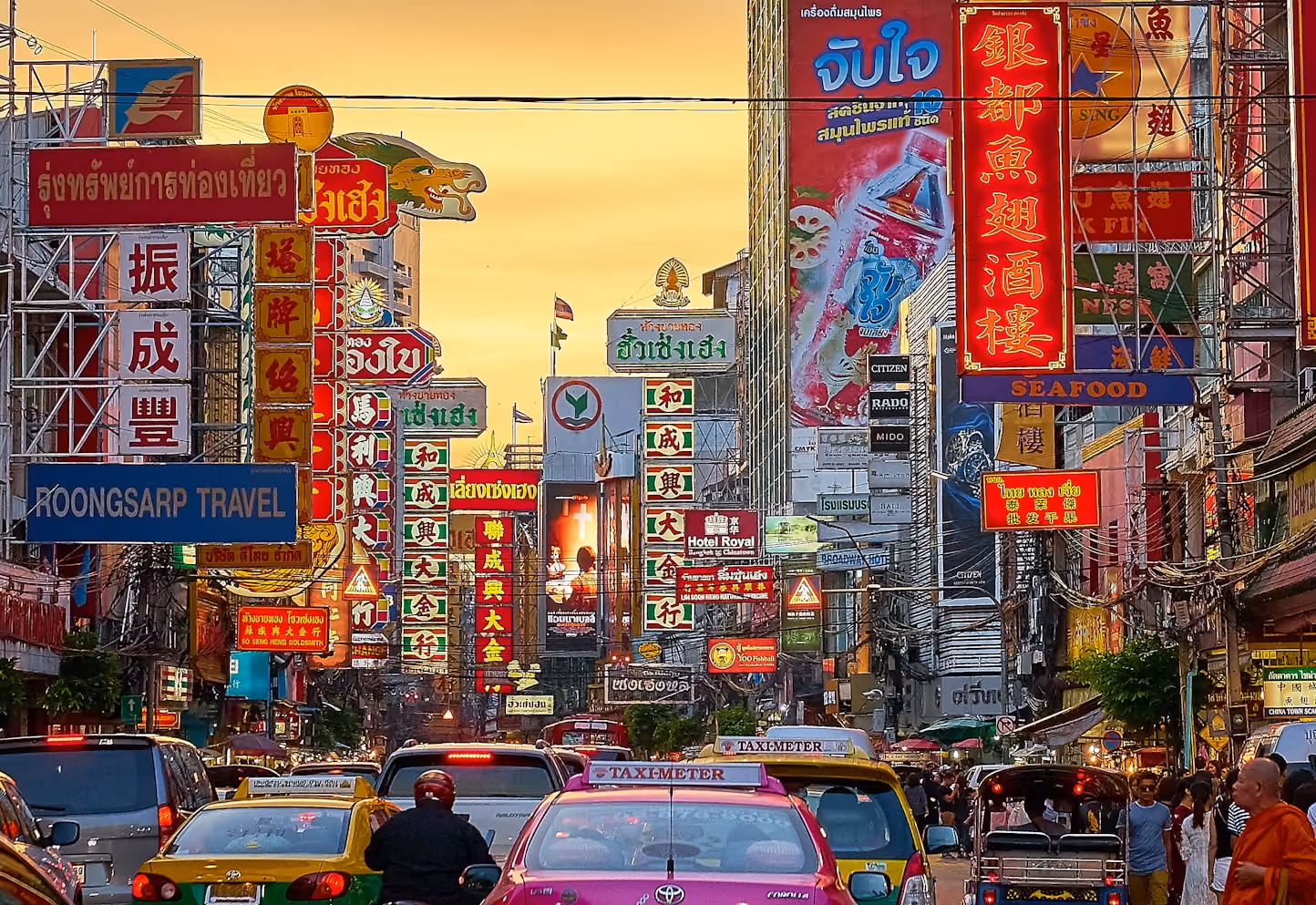 Vy över Bangkok