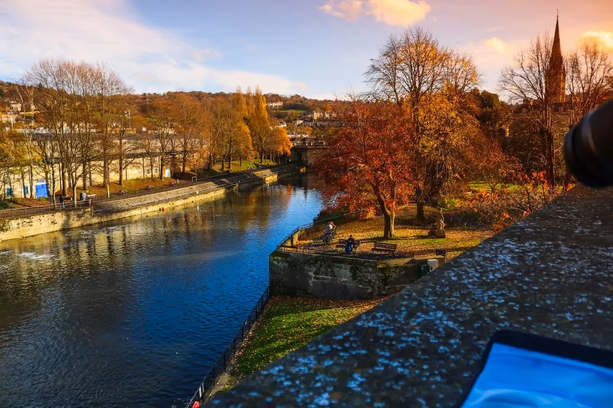 Vy över Bath