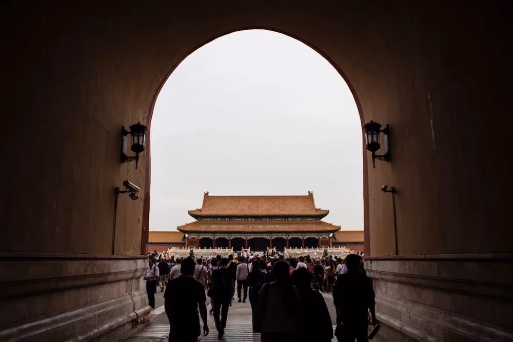 Vy över Peking