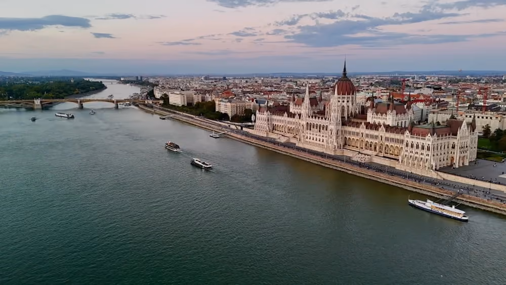 Vy över Budapest