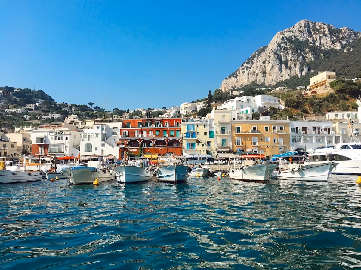 Vy över Capri
