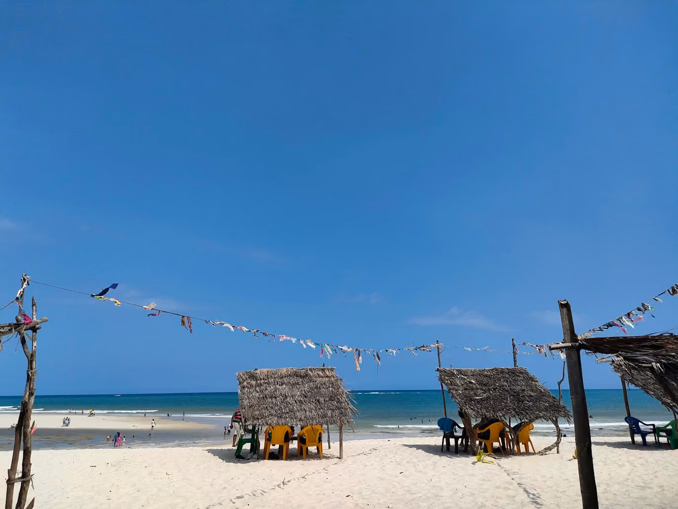 Vy över Diani Beach