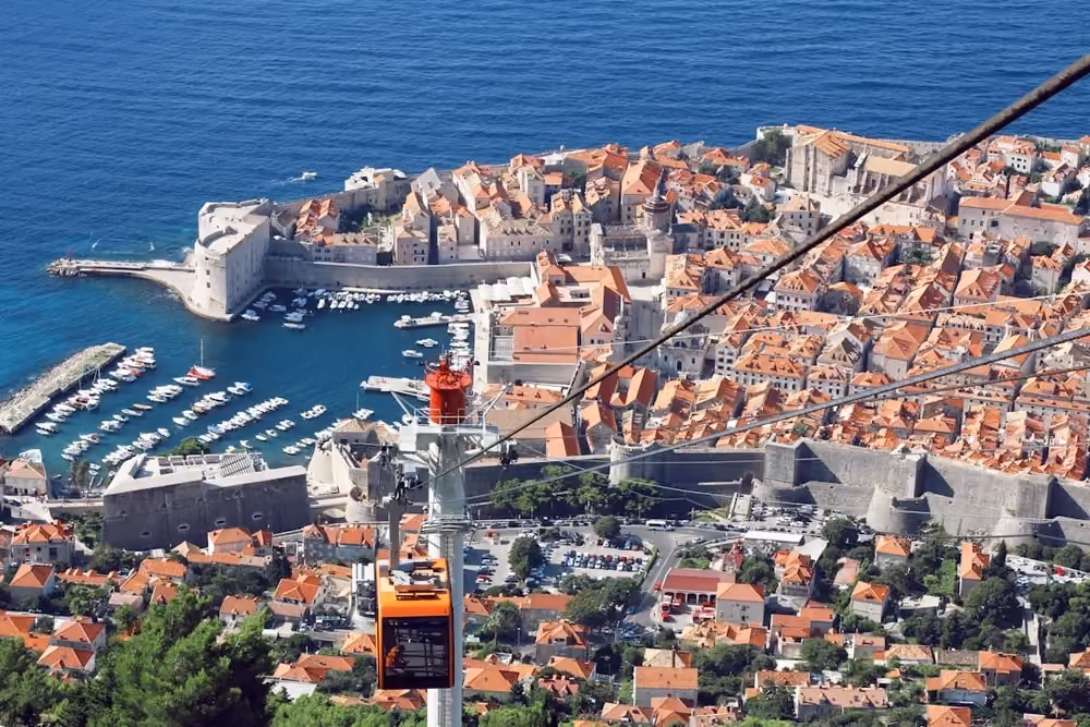 Vy över Dubrovnik