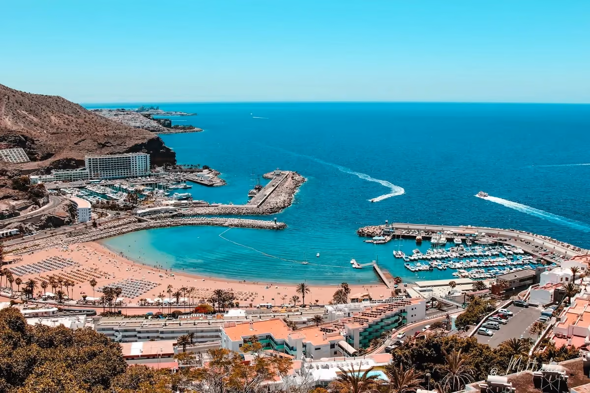 Vy över Gran Canaria
