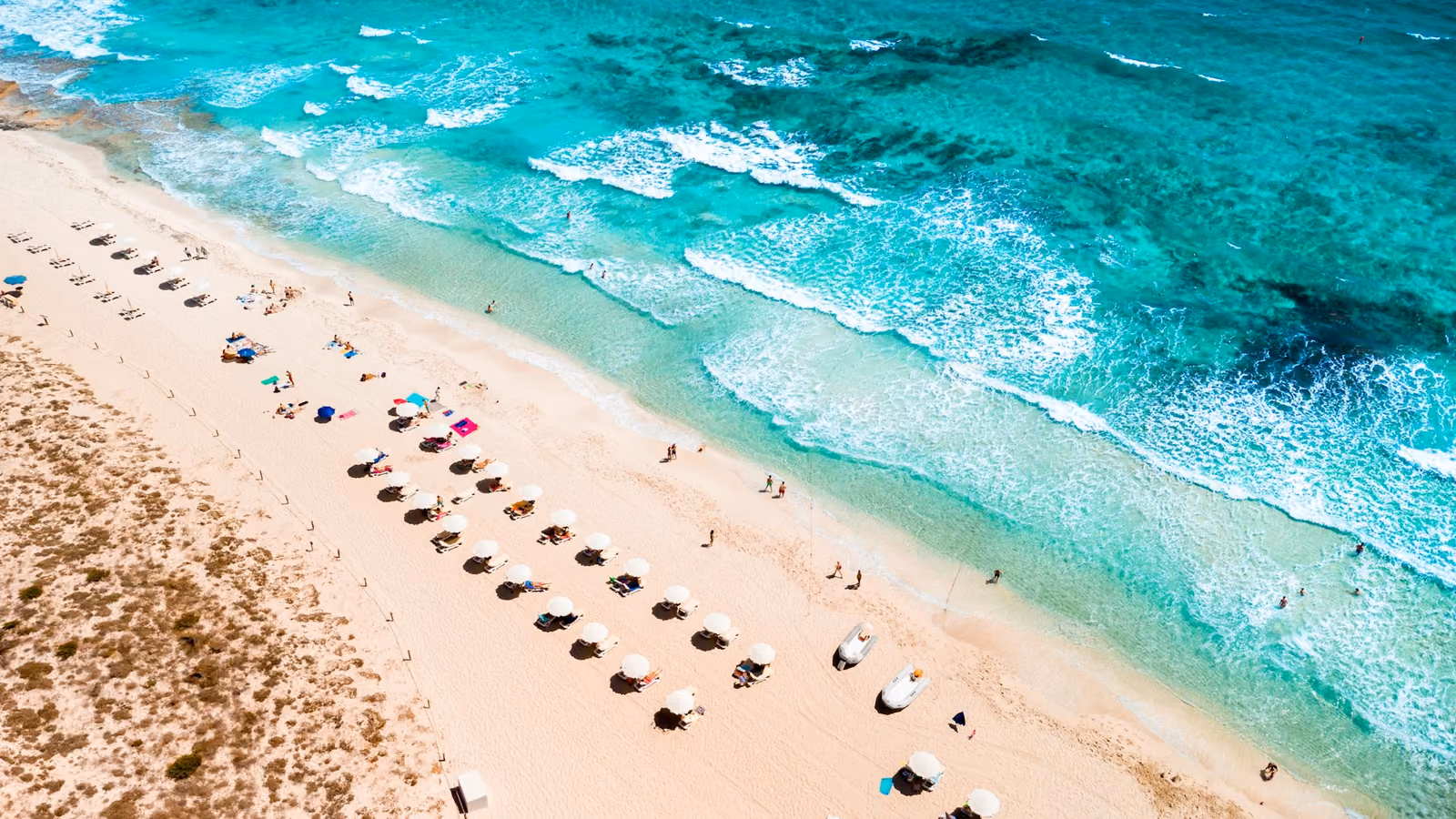 Vy över Ibiza