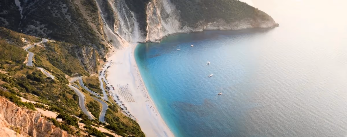 Vy över Kefalonia