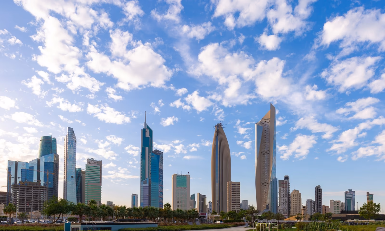 Vy över Kuwait