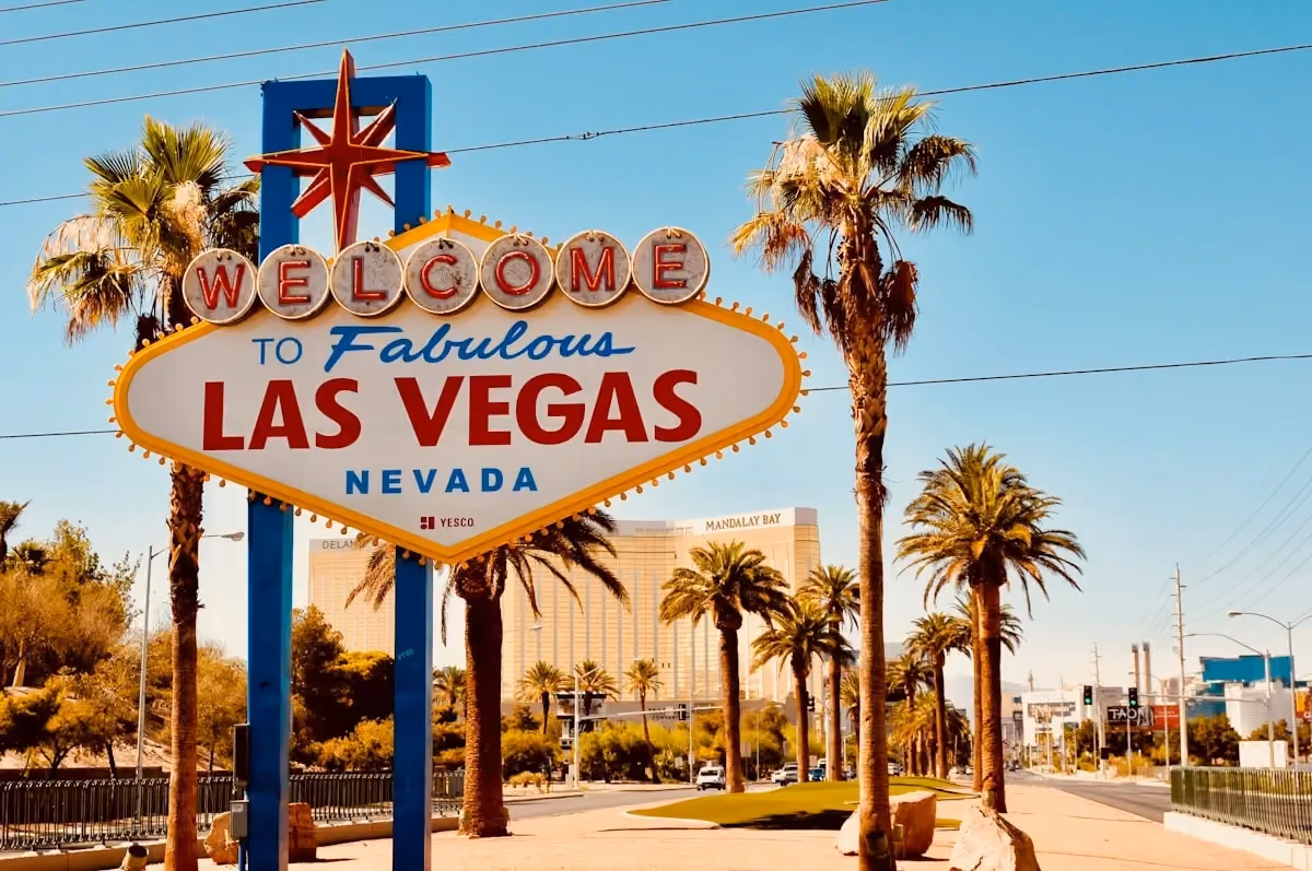 Vy över Las Vegas