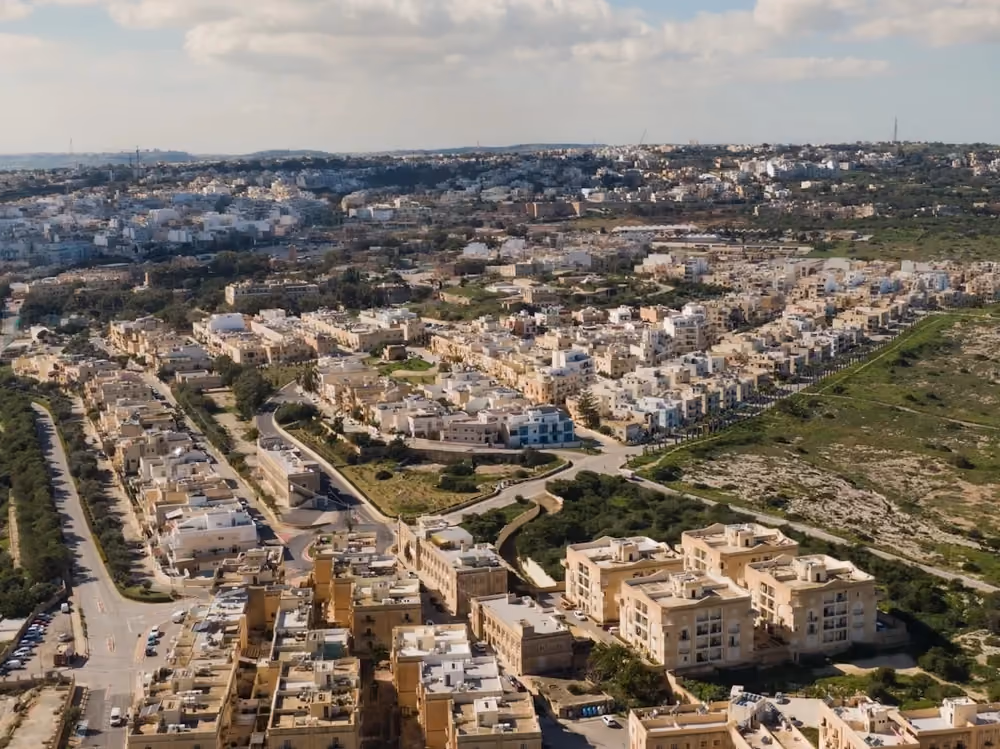 Vy över Malta