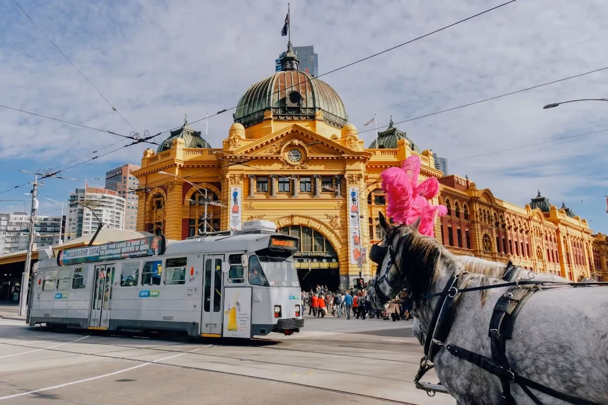 Vy över Melbourne