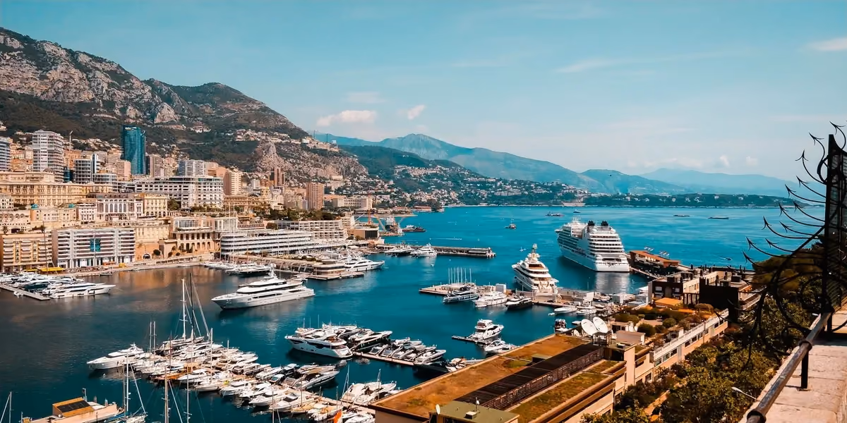 Vy över Monaco