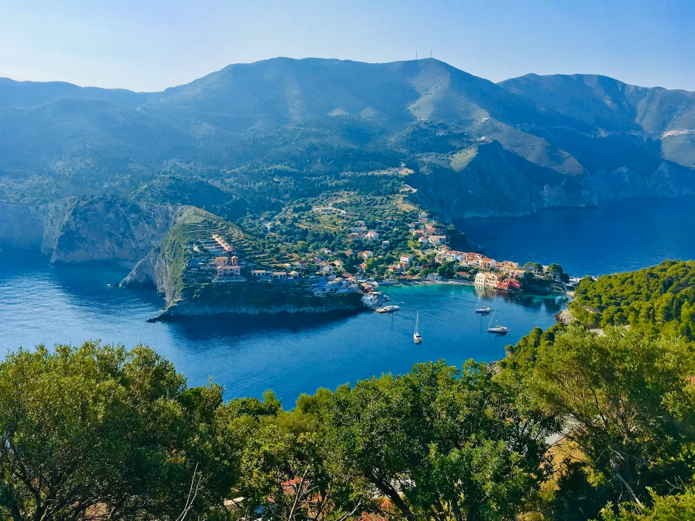 Vy över Nafplio