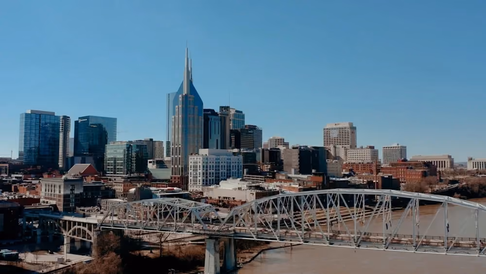 Vy över Nashville