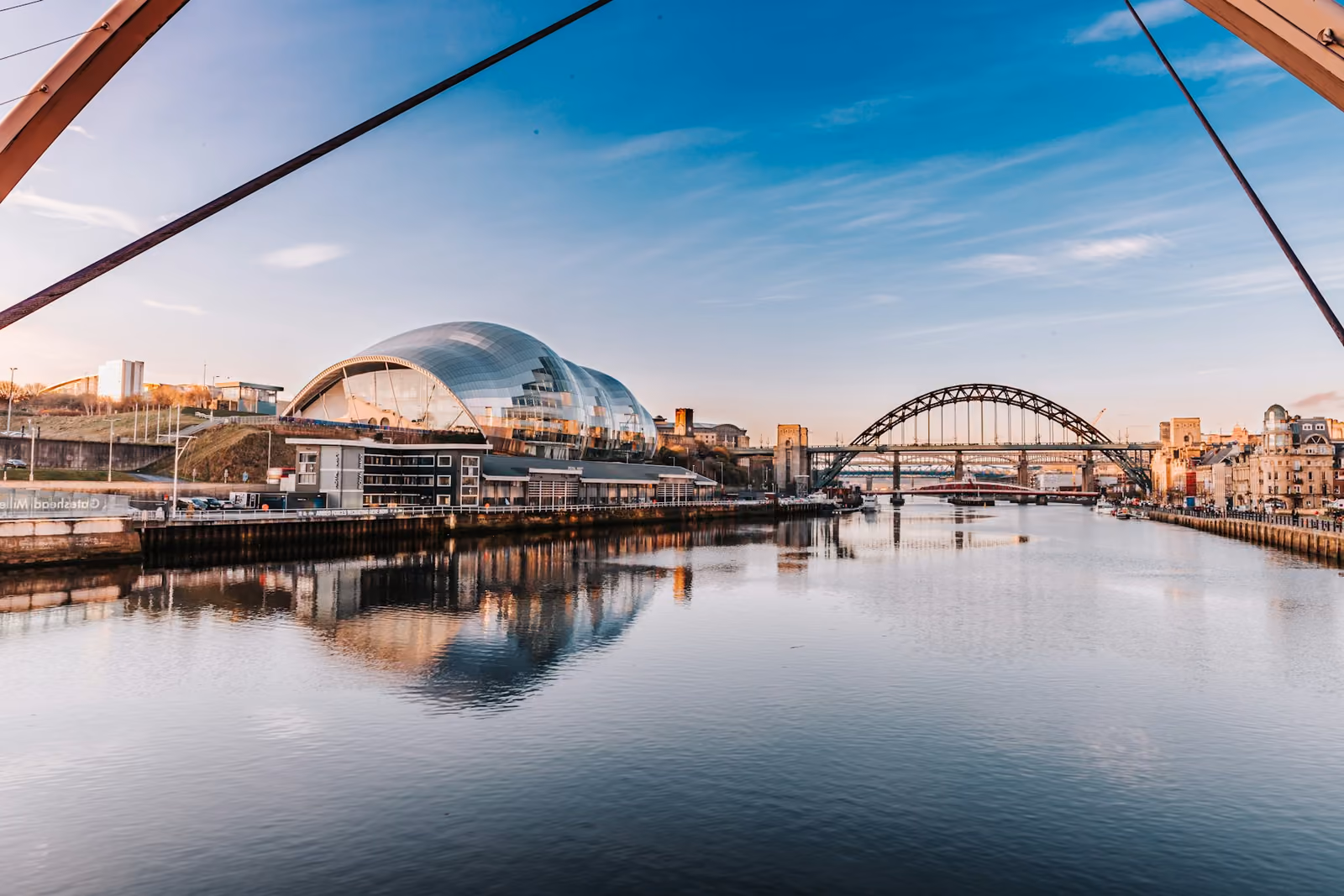 Vy över Newcastle