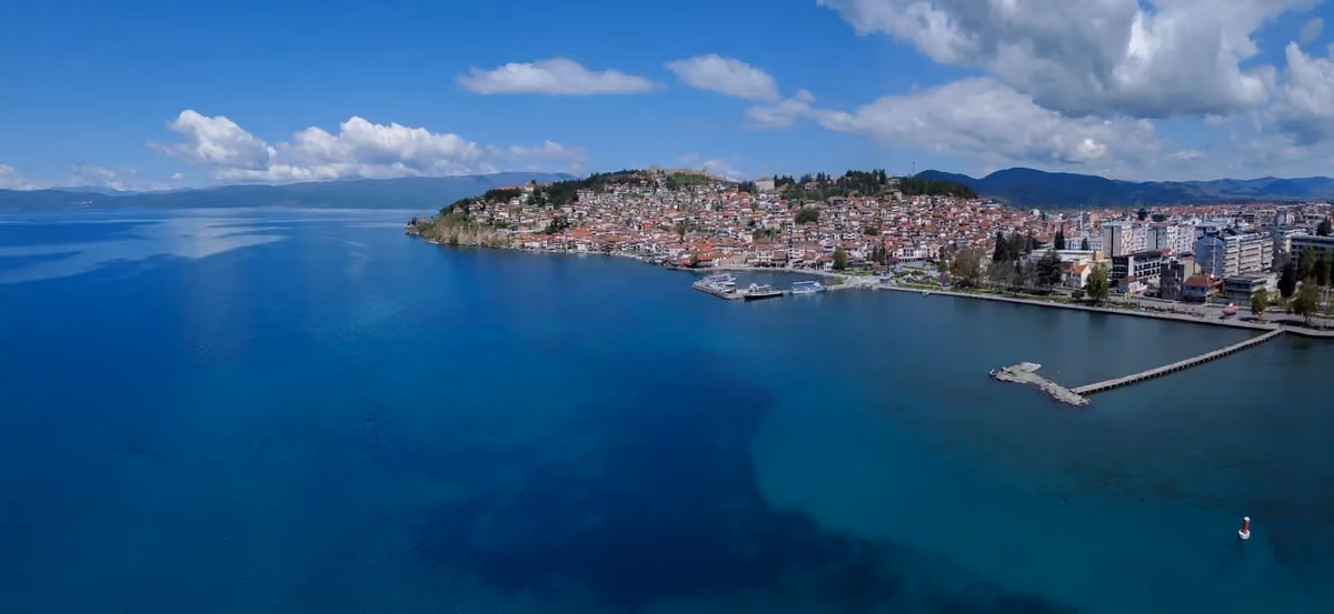 Vy över Ohrid