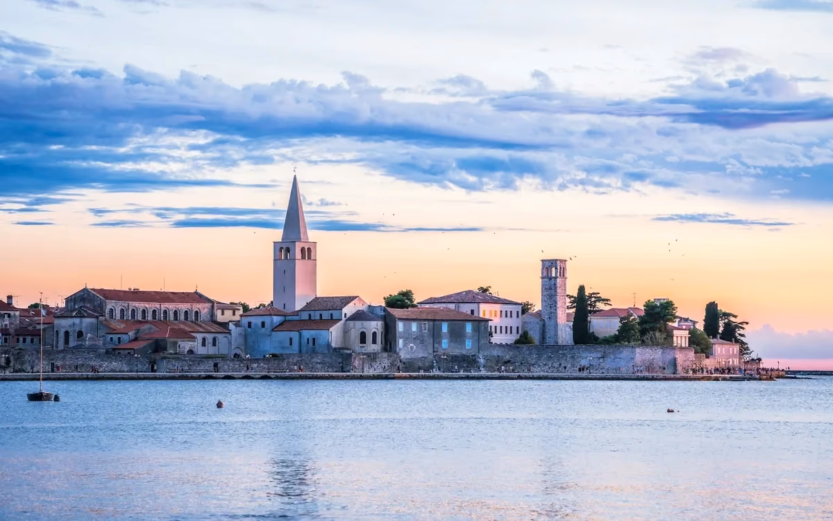 Vy över Poreč