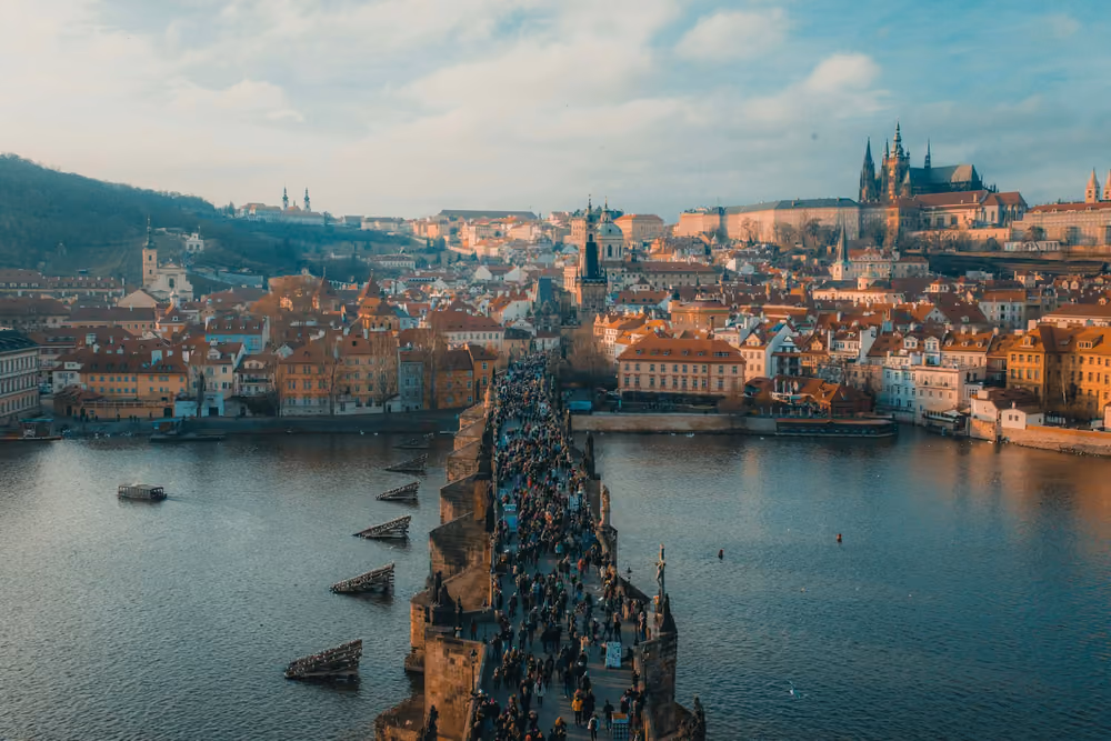 Vy över Prag