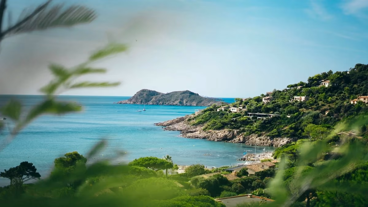 Vy över Saint-Tropez