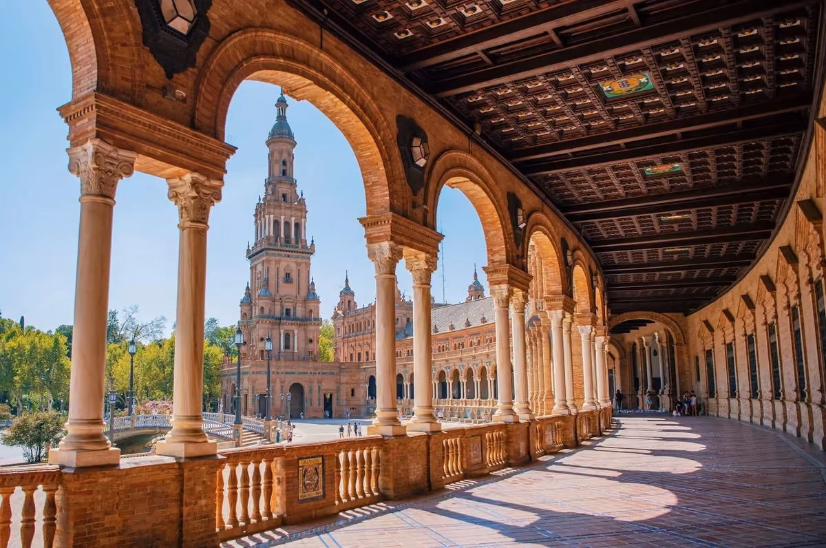 Vy över Sevilla