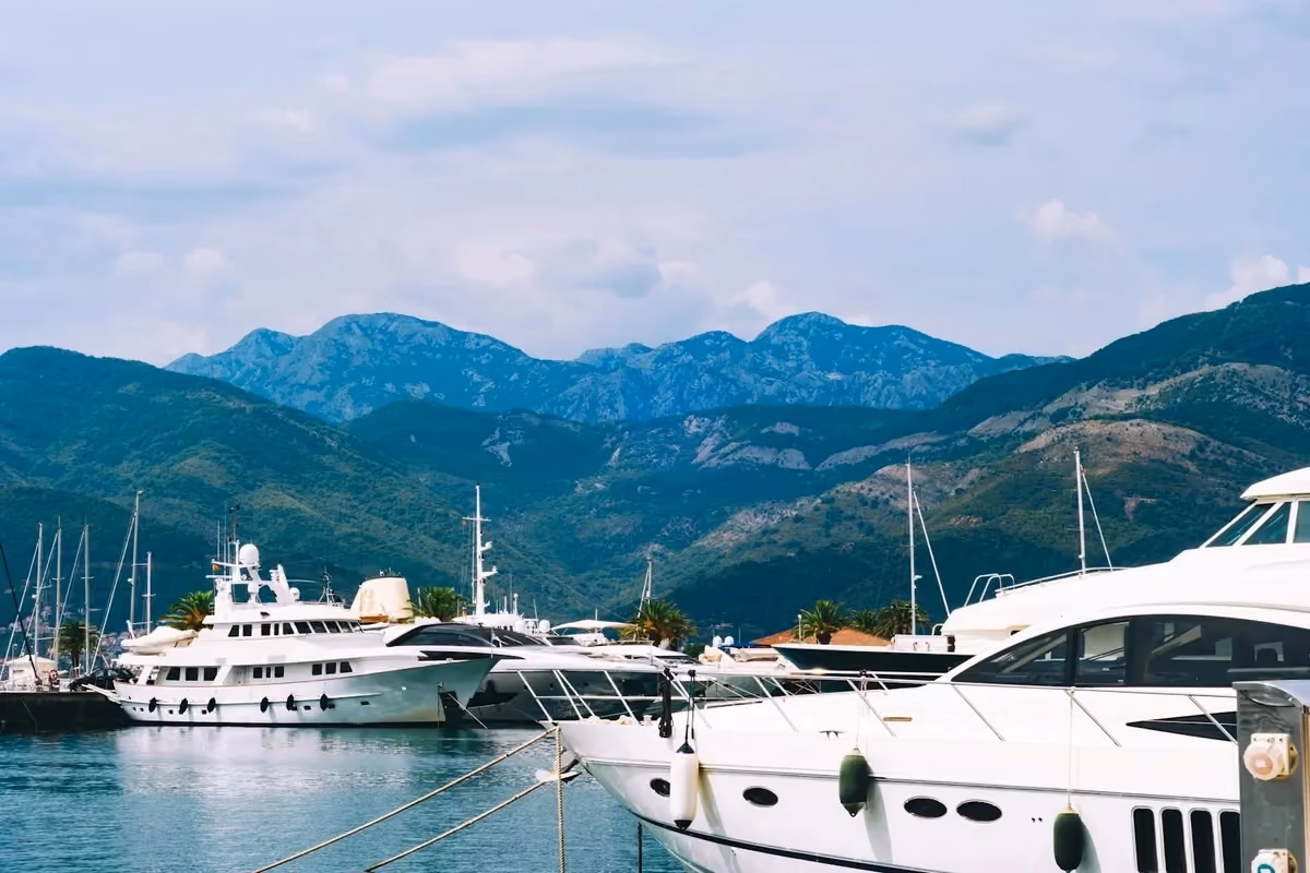Vy över Tivat