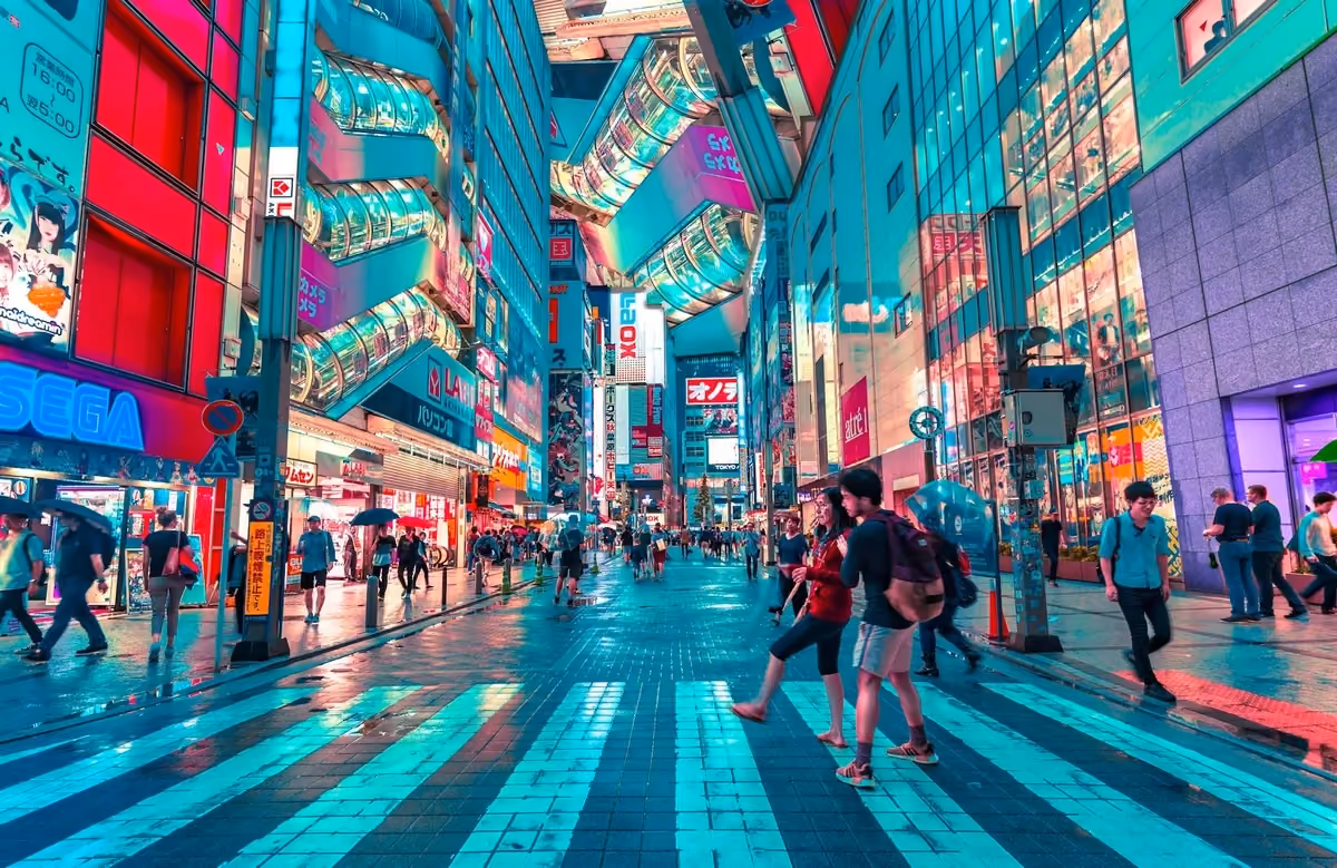 Vy över Tokyo
