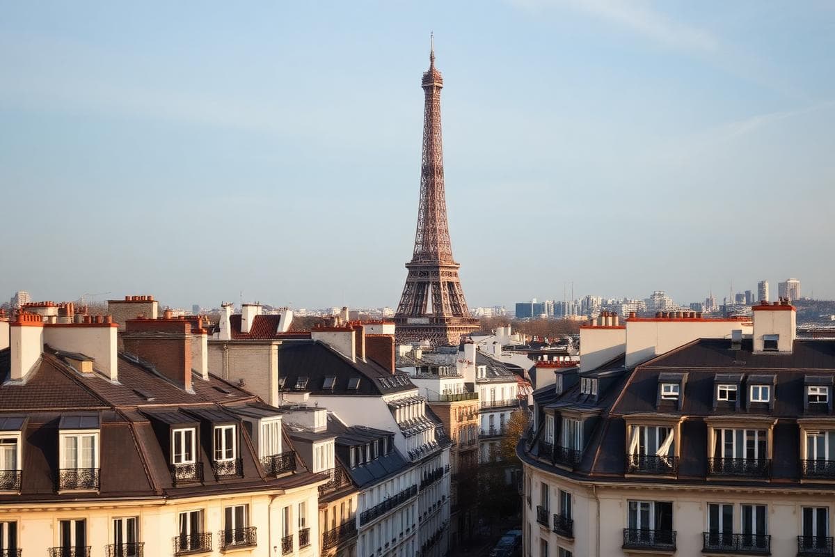 Flyg till Paris, Frankrike